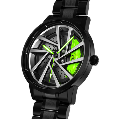 Shop Green Vorsprung RS5 Gyro - Metal Strap | RS Chrono