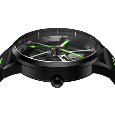 Shop Green Vorsprung RS7 Gyro - Green Leather Strap | RS Chrono