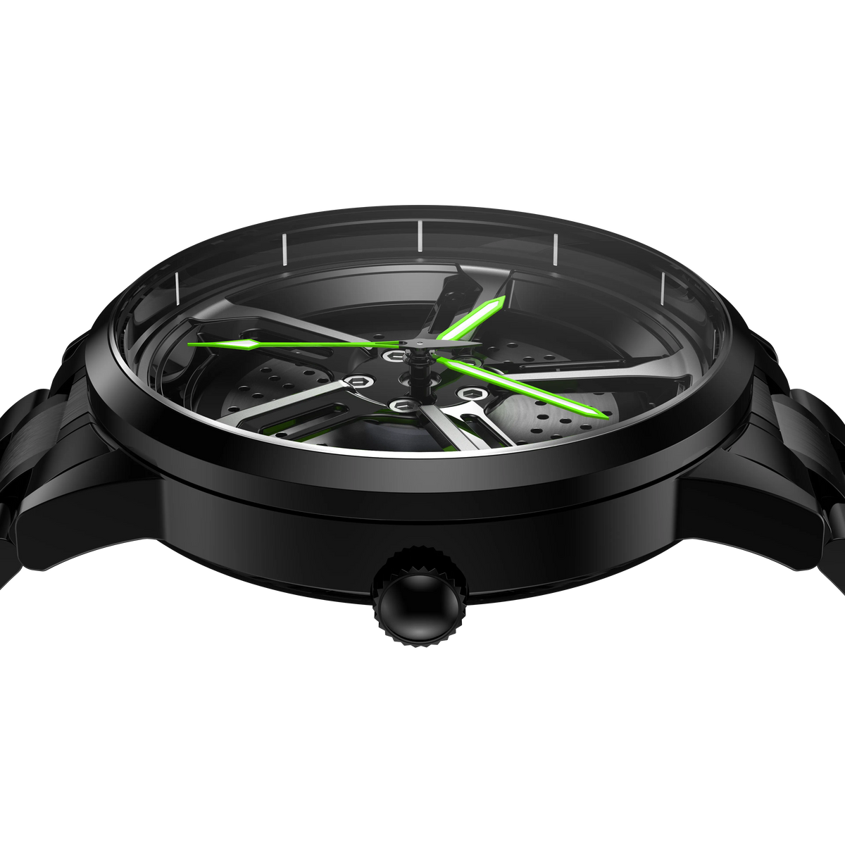 Shop Green Vorsprung RS7 Gyro - Metal Strap | RS Chrono