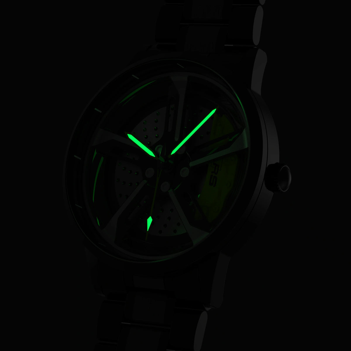 Shop Green Vorsprung RS7 Gyro - Metal Strap | RS Chrono