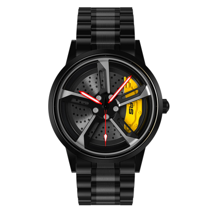Shop Yellow Vorsprung RS7 Gyro - Metal Strap | RS Chrono