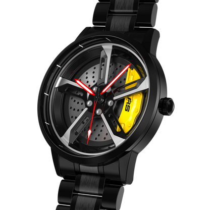 Shop Yellow Vorsprung RS7 Gyro - Metal Strap | RS Chrono