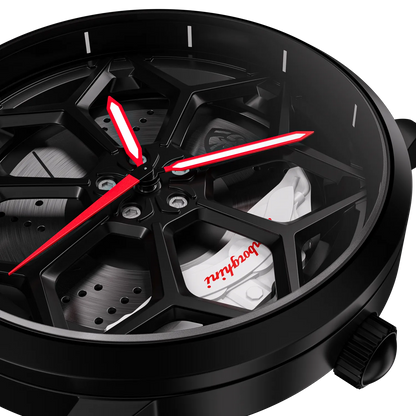 RS Chrono Lamborghini Urus Performante Gyro White Leather Strap
