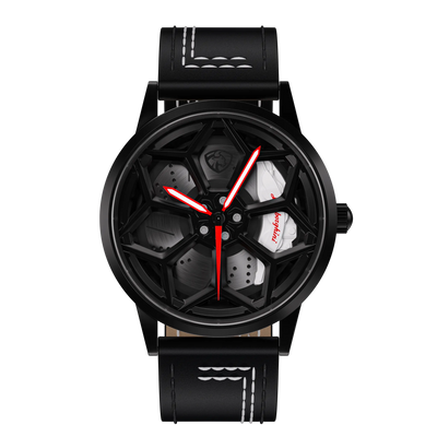 RS Chrono Lamborghini Urus Performante Gyro White Leather Strap