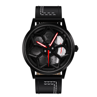 RS Chrono Lamborghini Urus Performante Gyro White Leather Strap