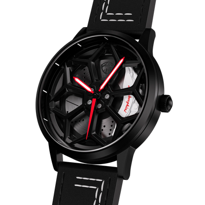 RS Chrono Lamborghini Urus Performante Gyro White Leather Strap